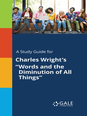 cover image of A Study Guide for Charles Wright's "Words and the Diminution of All Things"